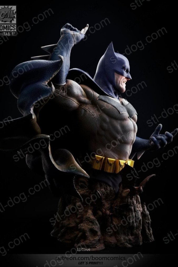 DC 蝙蝠侠（Batman Bust）3D打印图纸